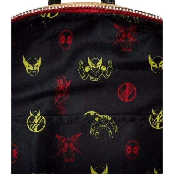 Loungefly Deadpool “Marvel Jesus” & Wolverine Mini Backpack NWT “IN HAND” - Picture 2 of 6